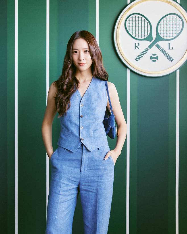 정수정(크리스탈). 랄프 로렌 제공