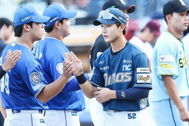 NC 정현창이 11일 열린 2025 KBO 퓨처스 올스타전에 출전하고 있다. /사진=NC 다이노스 제공