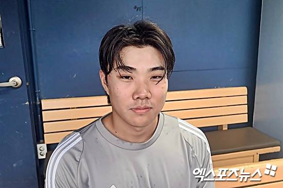 두산 베어스 신인 내야수 박준순이 전반기 막판 주전 3루수 자리를 차지했다. 박준순은 시즌 타율 0.319로 팀 내에서 가장 뛰어난 콘택트 능력을 과시하고 있다. 잠실, 김근한 기자