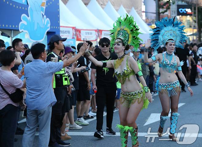 2024년 8월9일 대전0시축제 거리 퍼레이드 모습 2024.8.9/뉴스1 ⓒ News1 김기태 기자