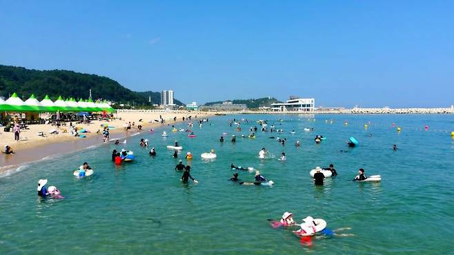 울진 후포해수욕장.