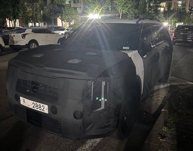 기아 '텔루라이드 풀체인지' 테스트카 (출처 : 오토스파이넷)