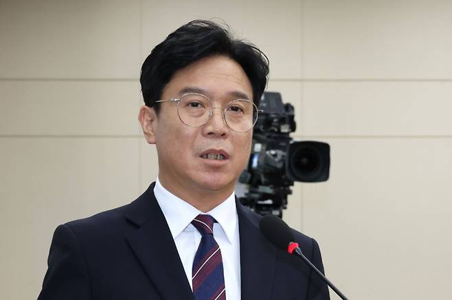 김영훈 고용노동부 장관 후보자가 16일 오전 서울 여의도 국회 환경노동위원회 전체회의장에서 열린 인사청문회에 출석해 모두발언을 하고 있다. 2025.7.16/뉴스1 Copyright (C) 뉴스1. All rights reserved. 무단 전재 및 재배포, AI학습 이용 금지. /사진=뉴스1