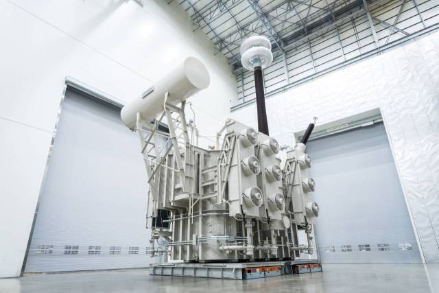 HD현대일렉트릭의 765㎸(킬로볼트)급 초고압 변압기. 사진제공=HD현대일렉트릭