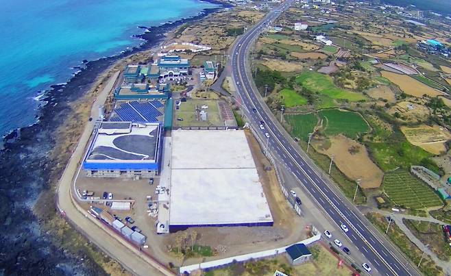 서부하수처리장 증설사업 현장사진(공정률 89%) / 사진=제주도