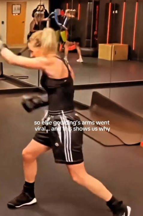 굴딩은 자신의 인스타그램 계정을 통해 꾸준히 복싱을 하는 모습을 공유해 왔다./사진=온라인 커뮤니티