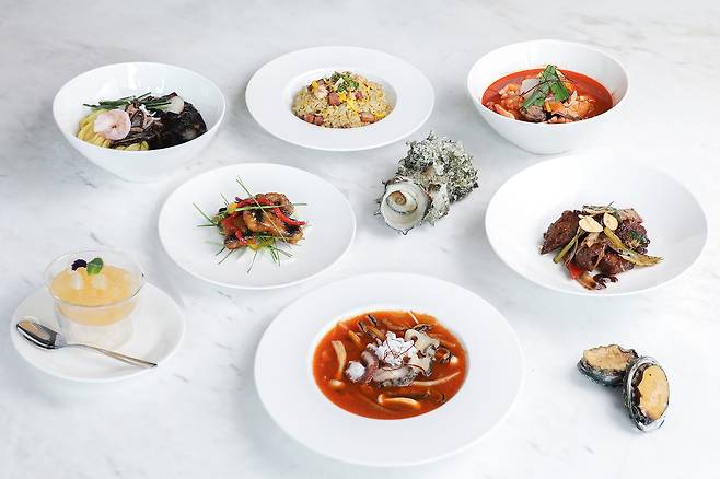 성화정 ‘水’ 테마 음식