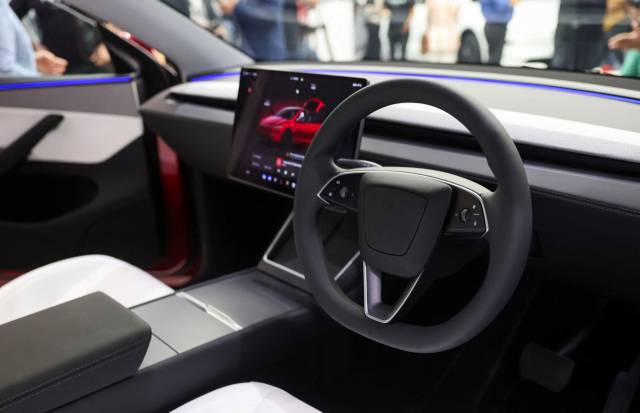 테슬라 모델Y 내부 모습. 로이터연합뉴스