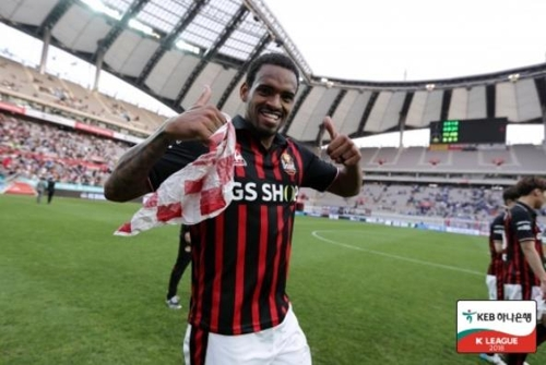 2018년 FC서울 시절 안델손. 프로축구연맹 제공