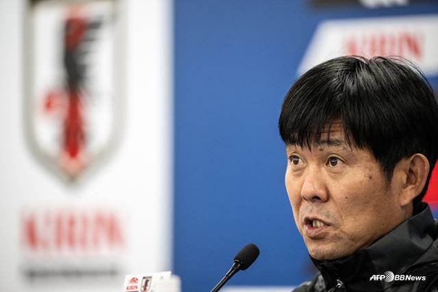모리야스 하지메 일본 축구대표팀 감독. /AFPBBNews=뉴스1