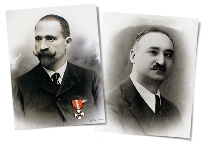 (왼쪽부터)마스트로베라르디노의 설립자인 안젤로 마스트로베라르디노(Angelo Mastroberardino)와 그의 아들 미켈레 마스트로베라르디노(Michele Mastroberardino).