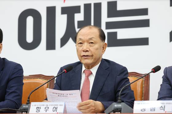 황우여 국민의힘 선거관리위원회 위원장. 뉴시스