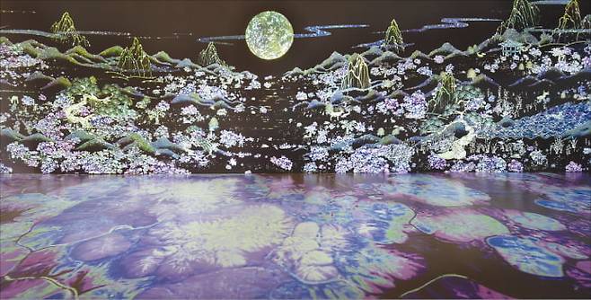 황세진(스튜디오 레논) 작가의 ‘금강내산 허(虛)와 실(實)의 조화‘. 간송미술문화재단&스튜디오 레논 소장