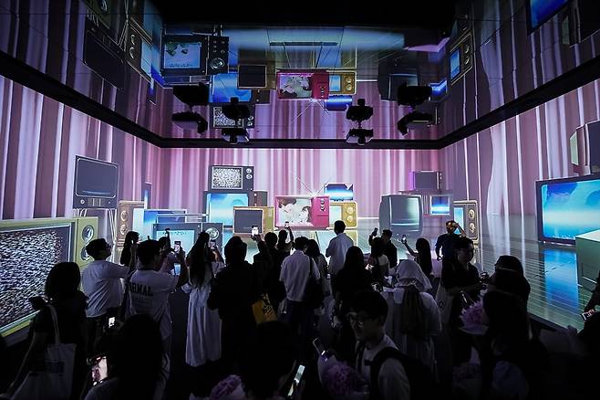 드라마 촬영지를 기반으로 한 미디어아트(사진=한국관광공사)