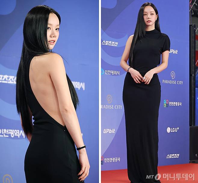 배우 이혜리가 18일 오후 인천광역시 중구 파라다이스시티 크로마에서 진행된 제4회 청룡시리즈어워즈 레드카펫 & 포토월 행사에 참석해 포즈를 취하고 있다. /사진=이동훈 기자