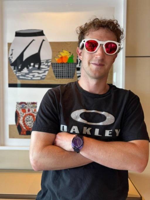 오클리 메타 HSTN 모델을 착용하고 있는 마크 저커버그 메타 CEO / 사진 : 저커버그 인스타그램