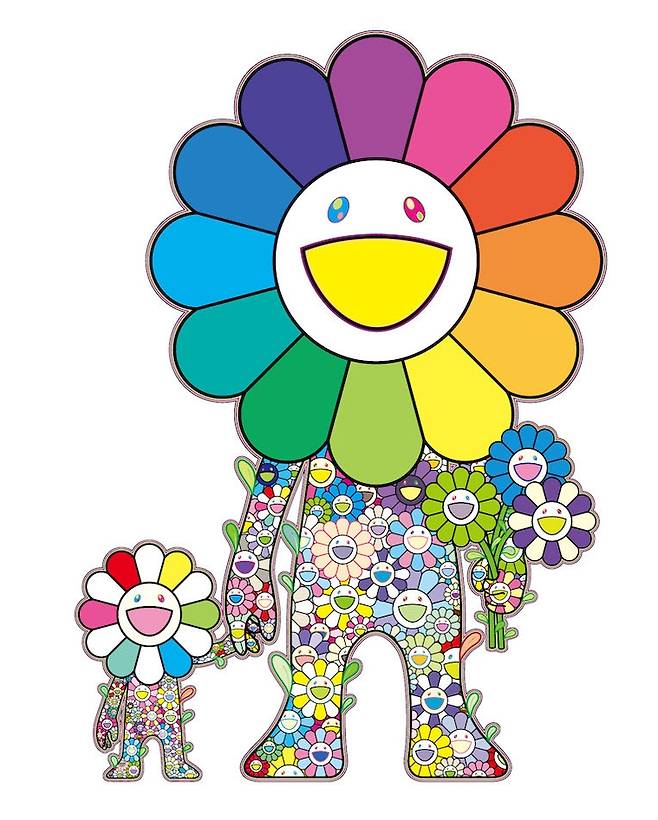 무라카미 다카시作 ‘꽃의 부자’. /오아르미술관 제공