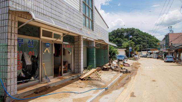 20일 오전 합천군 가회면 집중호우 피해 현장./합천군/