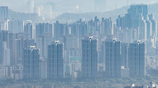 서울 강남구·서초구 아파트 단지의 모습. / 뉴스1