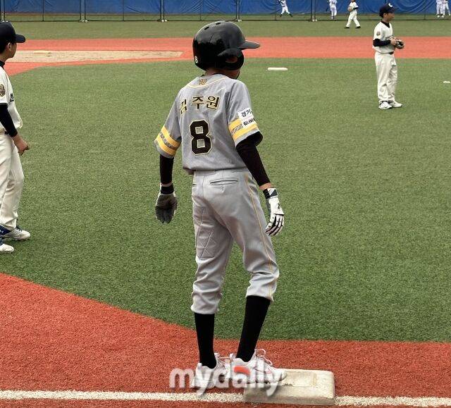 안양시유소년야구단 김주원./횡성베이스볼테마파크=노찬혁 기자