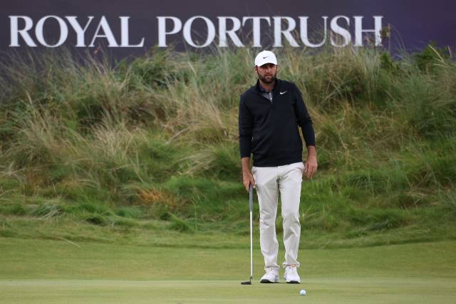 단독 선두에 나선 스코티 셰플러. 사진 제공=AFP연합뉴스