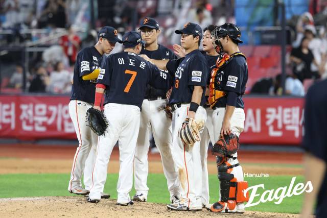 20일 KT전 선수단. 한화이글스 제공