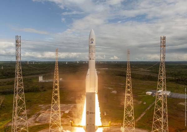 아리안 6호 첫 발사(2024년 7월 9일) /아리안스페이스 홈페이지