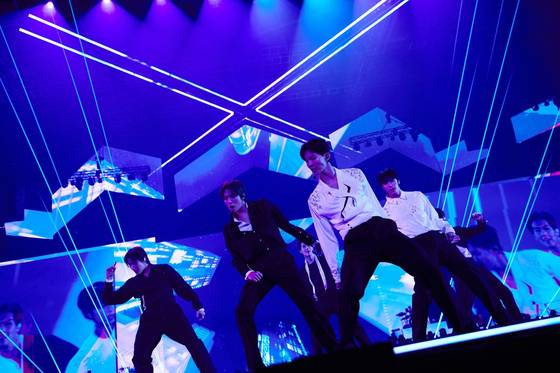10주년 공연을 연 그룹 몬스타엑스. 사진제공=스타쉽엔터테인먼트