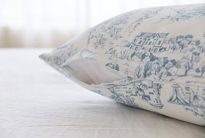 '바이빔 뜨왈드주이 냉감 침구류 풀세트'(SK스토아 홈페이지 캡처)