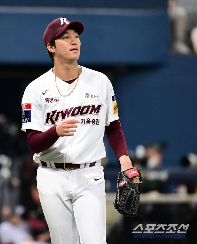 키움 시절 안우진. 스포츠조선DB