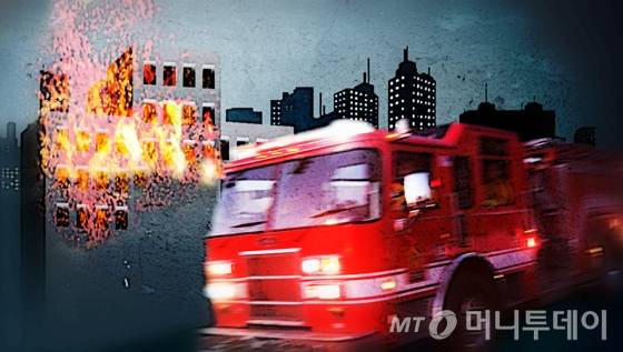 부산 해운대 한 호텔 객실에서 휴대용 가스레인지 폭발로 불이 나 대피 소동이 벌어졌다. 화재 참고 이미지./삽화=임종철 디자인 기자