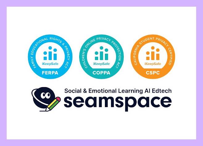 iKeepSafe 3종 인증 획득. 테바소프트 제공
