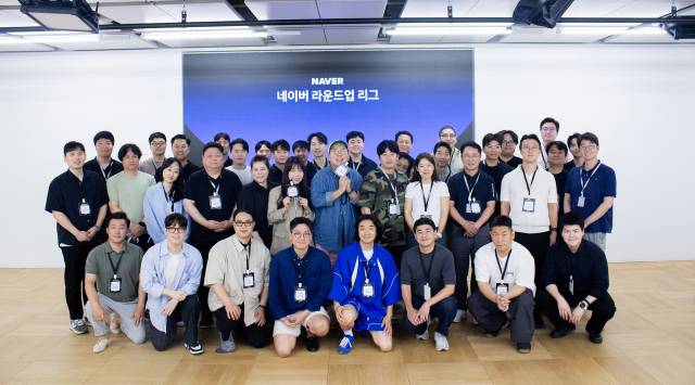 '라운드업 리그’ 1기 참여 브랜드 20개가 지난 17일 네이버 1784에서 투자사와 첫 네트워킹을 진행했다. 사진 제공=네이버