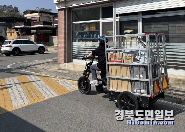 화물 전기지전거 배송은 물류특구의 임시허가를 통해 도심 택배배송을 더 신속하고 효율적으로 처리할 수 있게 되어 물류비용 절감 효과가 크다.