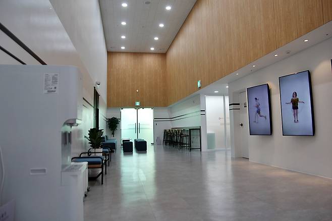 제주공연연습센터 로비 ⓒ제주의소리