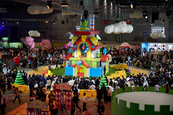 지난해 국내에서 진행된 '메이플 콘 2024' 전경(제공=넥슨).