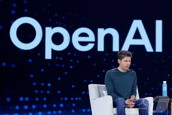 US-OPEN-AI-CEO-SPEAKS-AT-ANNUAL-SNOWFLAKE-SUMMIT-IN-SAN-FRANCISC ⓒ AFP=뉴스1
