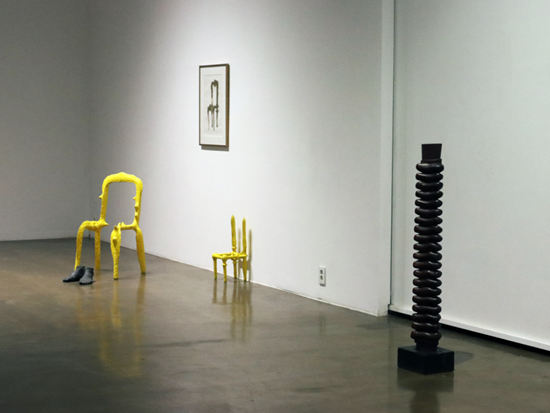 △조성묵 〈Messenger〉(1939~), 박기옥〈무제〉 / 자료제공 ⓒ갤러리끼