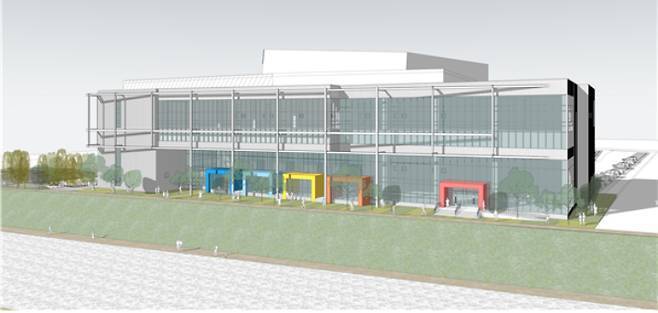국제 미디어센터 조감도.