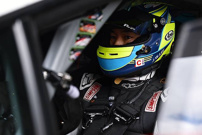 람보르기니 분당 바이 레이스그래프 소속으로 LSTA에 출전한 이정우. 사진: 김학수 기자