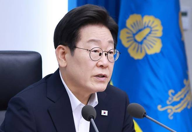 이재명 대통령이 지난 17일 서울 용산 대통령실 청사에서 열린 4차 수석·보좌관 회의에서 발언하고 있다. ⓒ 대통령실