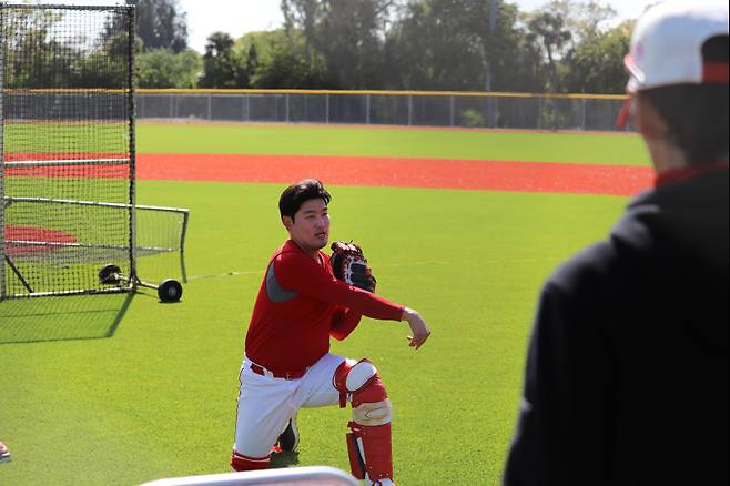 지난 5월 임의해지로 은퇴를 선택한 포수 박대온. SSG 제공