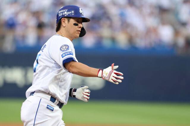 삼성 라이온즈 강민호./삼성 라이온즈