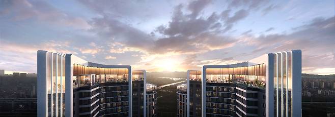 래미안 루미원 스카이 커뮤니티. 삼성물산 제공