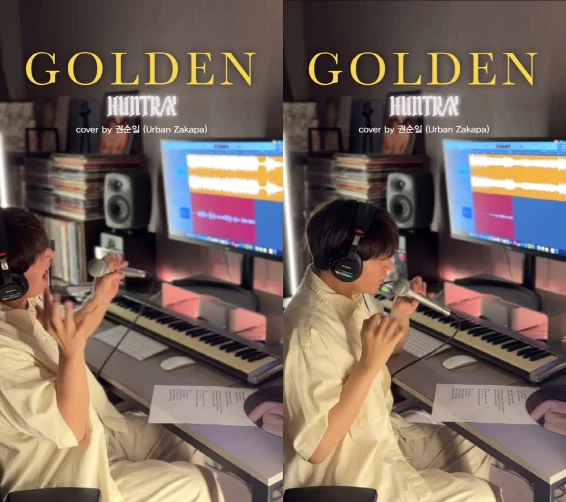 어반자카파 권순일이 ‘골든’ 커버 영상을 공개했다. 권순일 SNS