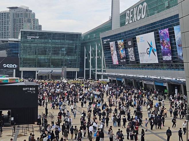 국내 게임쇼 '지스타 2024'가 개최된 부산 벡스코 현장.ⓒ데일리안DB