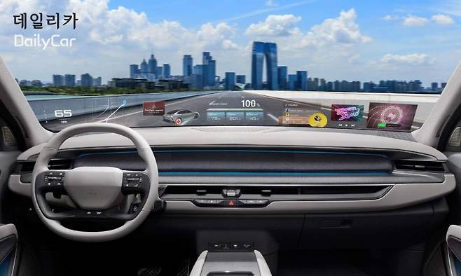 현대모비스, 홀로그래픽 HUD 기술 구현