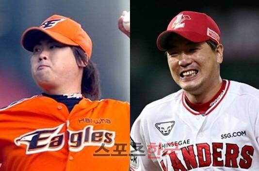 류현진(왼쪽)·김광현. ⓒ스포츠코리아