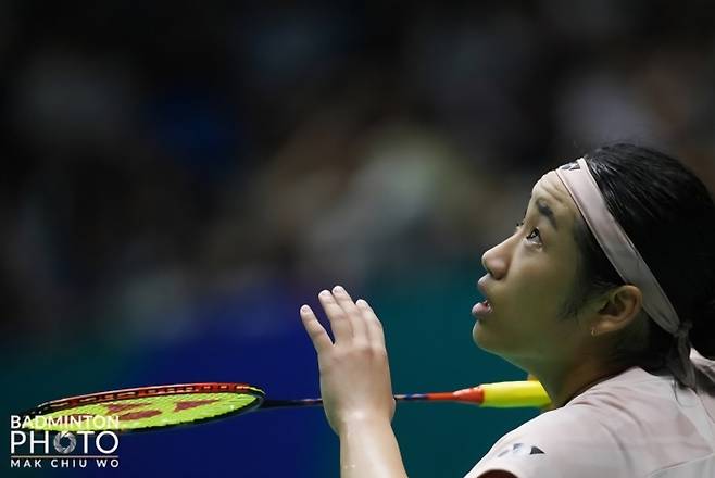 안세영이 25일 2025 중국오픈 여자단식 8강전에서 중국의 천위페이와 격돌하고 있다. 사진/대한배드민턴협회