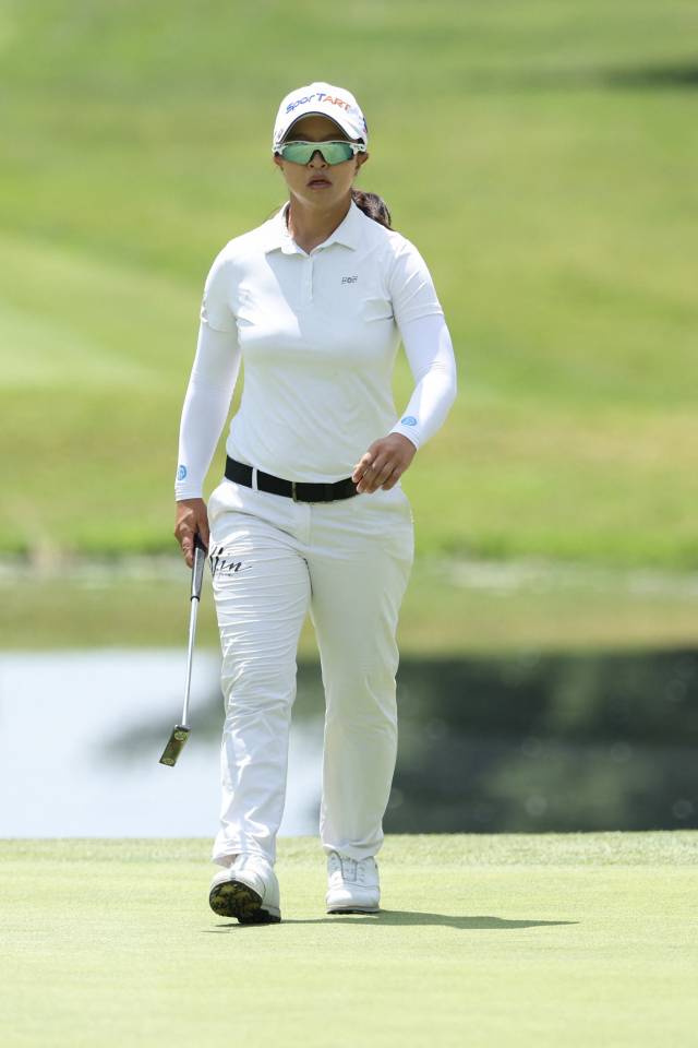 코르다와 맞대결을 벌이는 김세영. 사진 제공=AFP연합뉴스